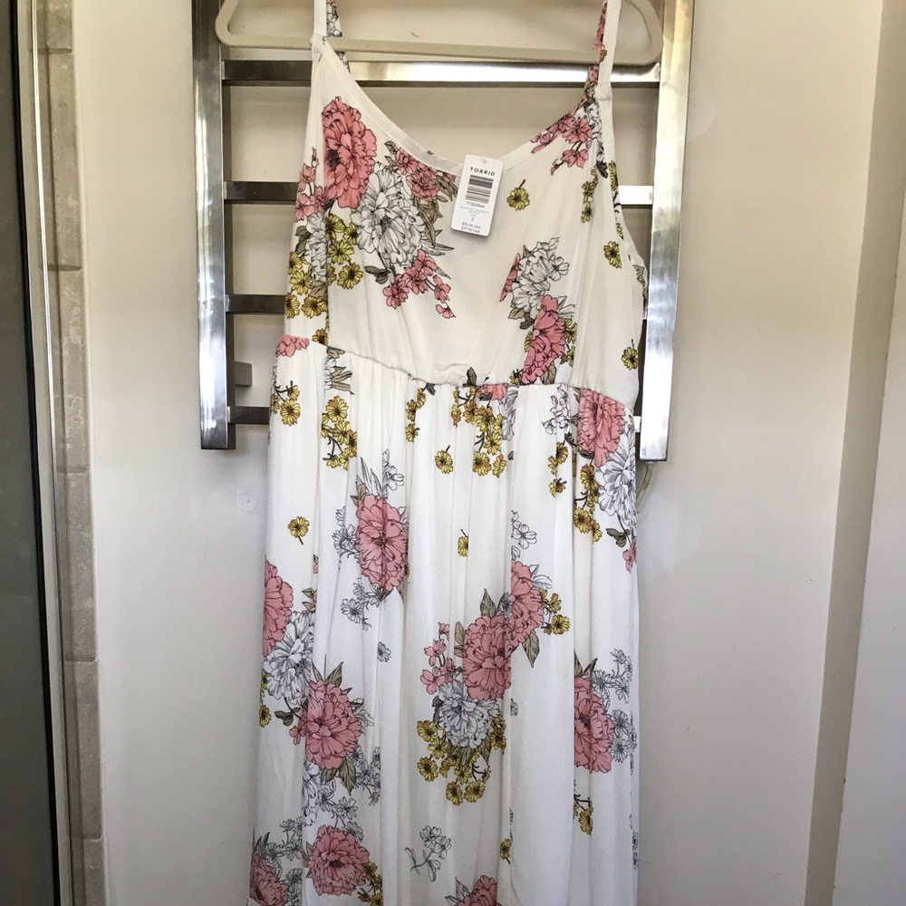 Torrid Floral hi-lo tank dress, size 3